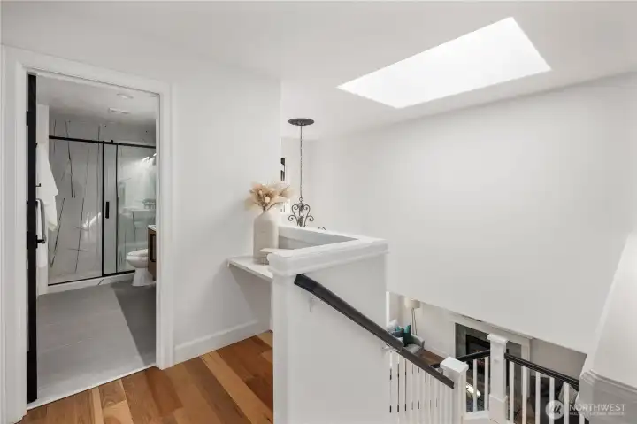 Upstairs you'll find 4 Bedrooms and 2 Full Baths