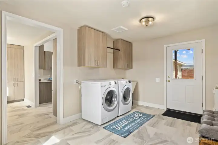 Newly added Laundry/Mud room!