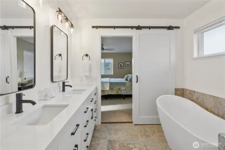 Look at this spa like bathroom!