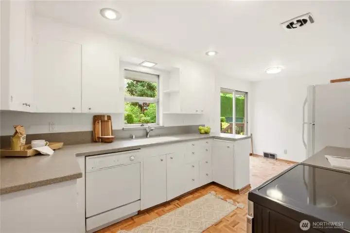 There's also an "eat in" area in the kitchen which offers additional space if remodeling.