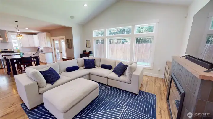 Vaulted ceilings
