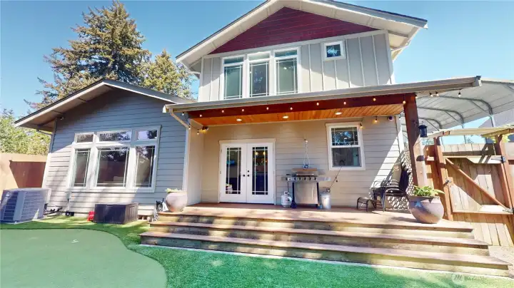 Back of the home