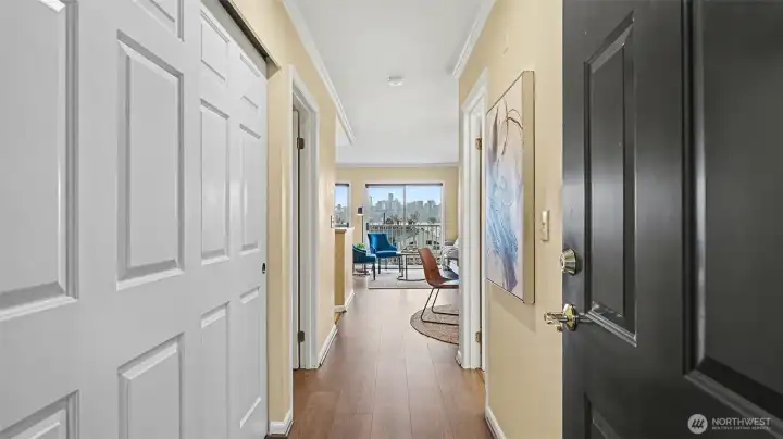 Wonderful view awaits you as you enter your home!