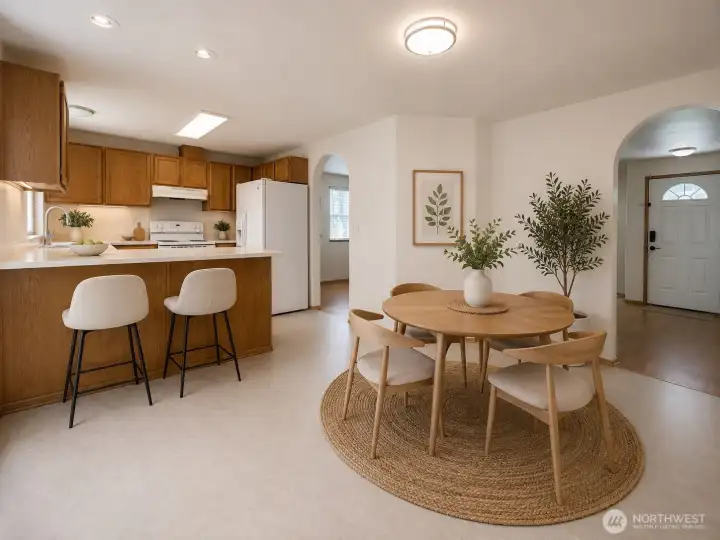 Virtually staged. Freshly painted interior, move right in and start your summer vacation at home.
