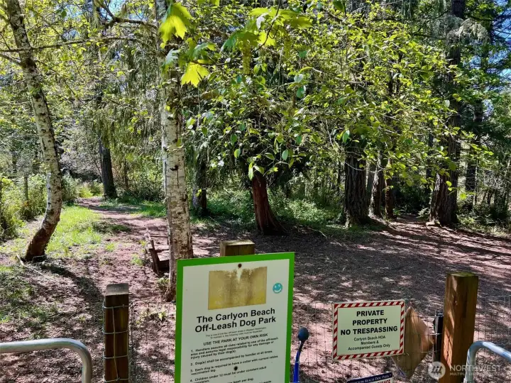 Even an off lease dog park for your use