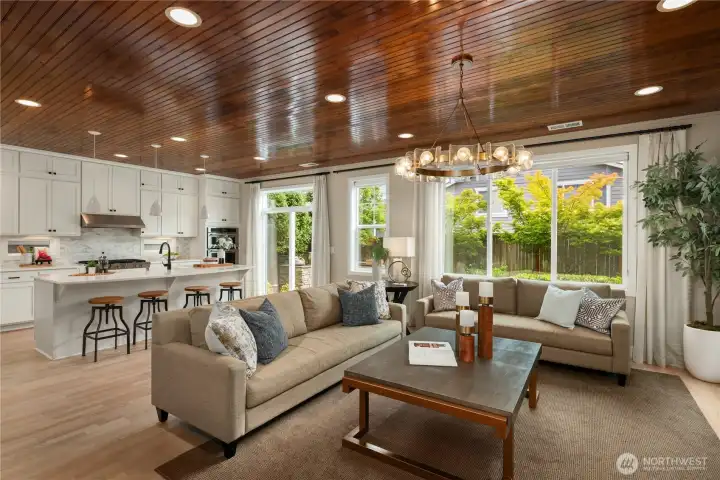 Open concept main floor provides easy flow for entertaining. Open concept main floor provides easy flow for entertaining.