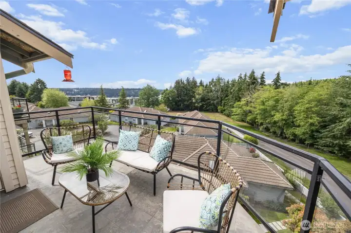 Nice sized deck