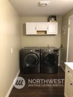 Laundry room plus bathroom