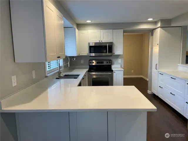 Beautiful kitchen with plenty of cabinets
