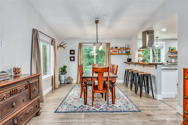 Large dining room.