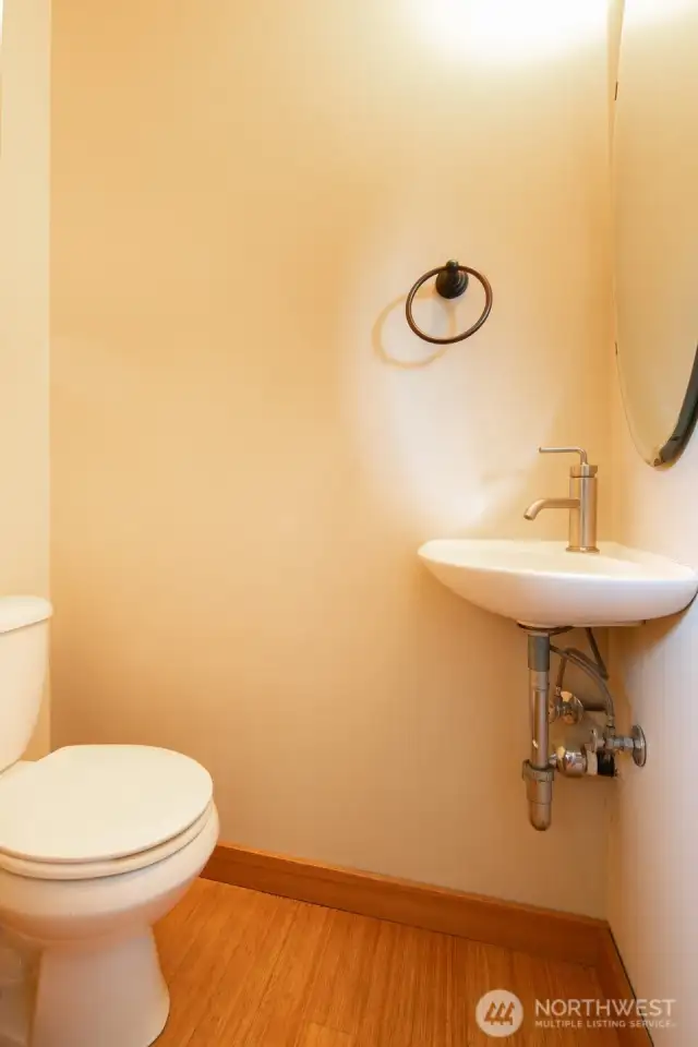 Convenient Powder room on main floor