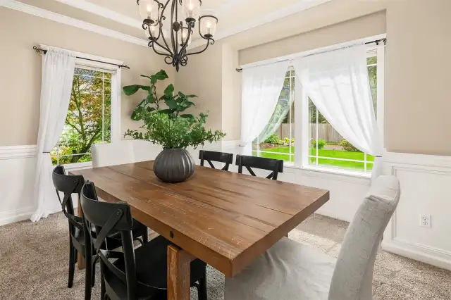 Formal dining room.