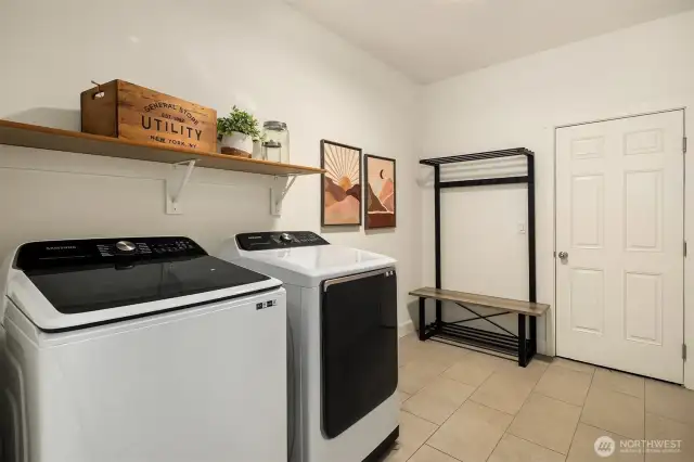 laundry leading to garage
