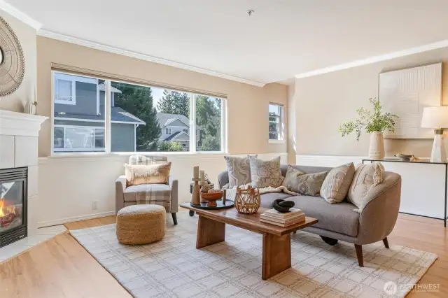 Spacious living area with fresh finishes and seamless layout.
