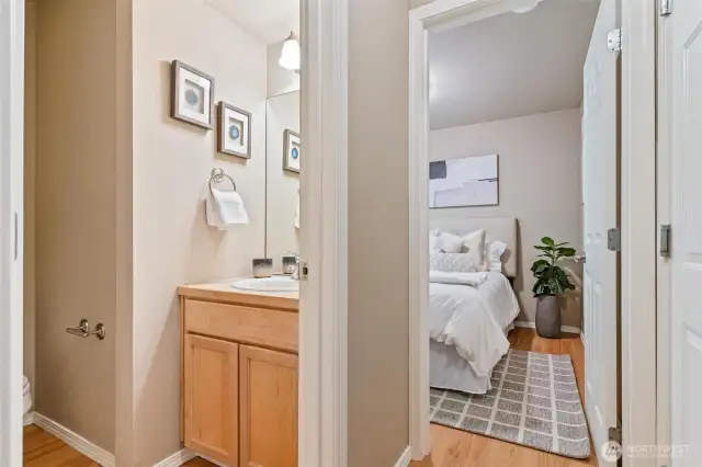 3/4 lower level bathroom