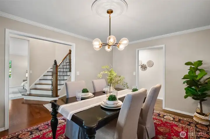 Formal dining (with room enough for a table for 8!)