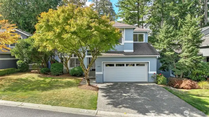 Walk to all of Klahanie's amenities, pools, parks, trails, sports courts and shopping.  This home has been well cared for and updated.  A gorgeous kitchen, pull out drawers, gas cooking, special window coverings and so much more.