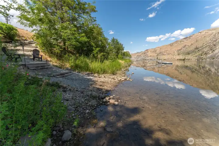 An oasis on the river.