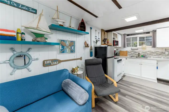 ADU living/kitchen space