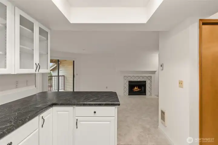 New kitchen backsplash.