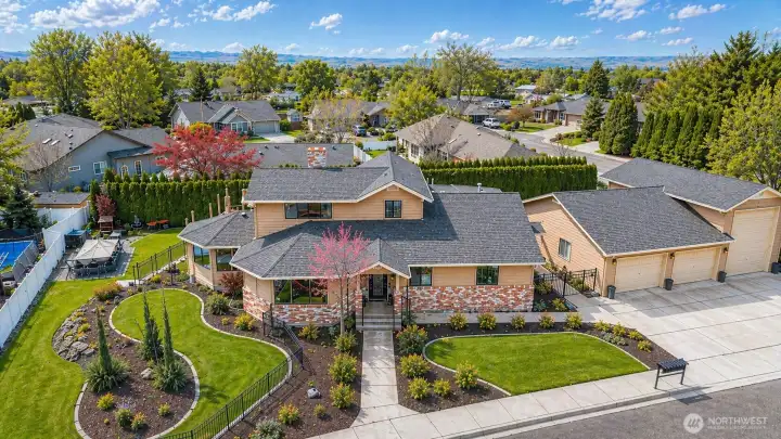 Drone Front of Home