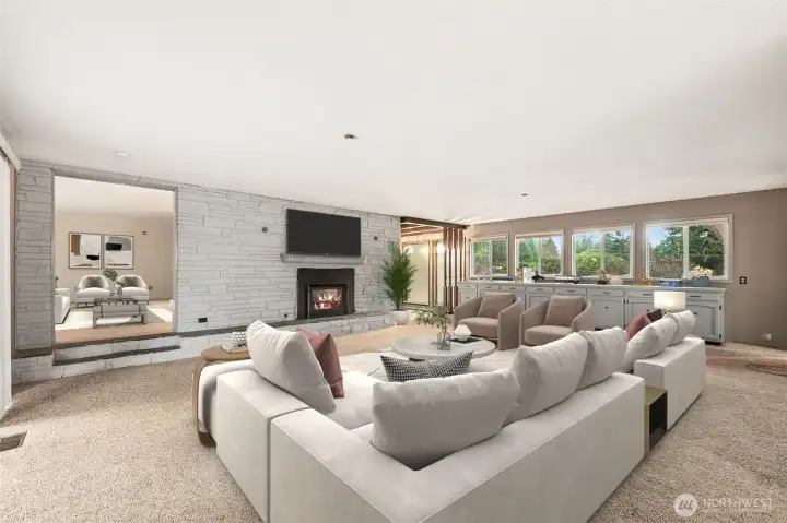 Living Room  (virtually staged)