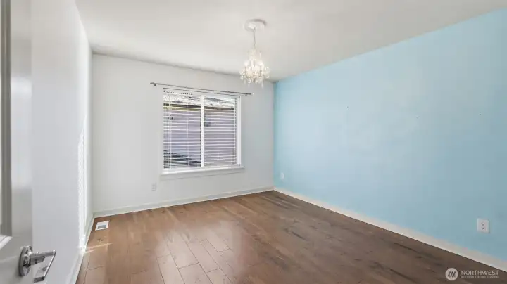 Bedroom on upper level.