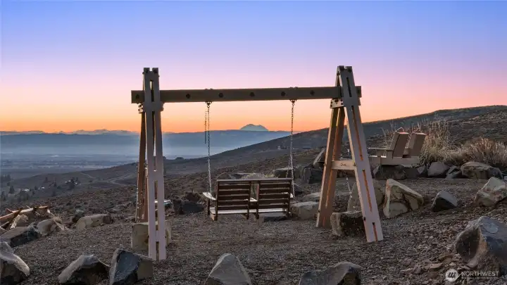 Views of the mountains & the valley