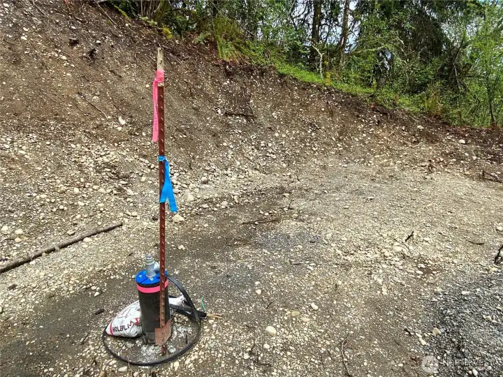 Property has a drilled well as well as a 4-bedroom septic design. (septic will need to be installed)