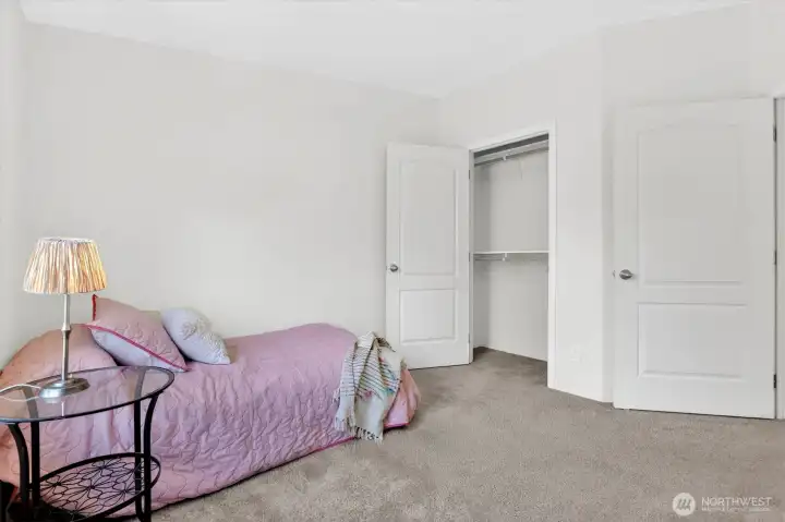 Bedroom with closet and natural light
