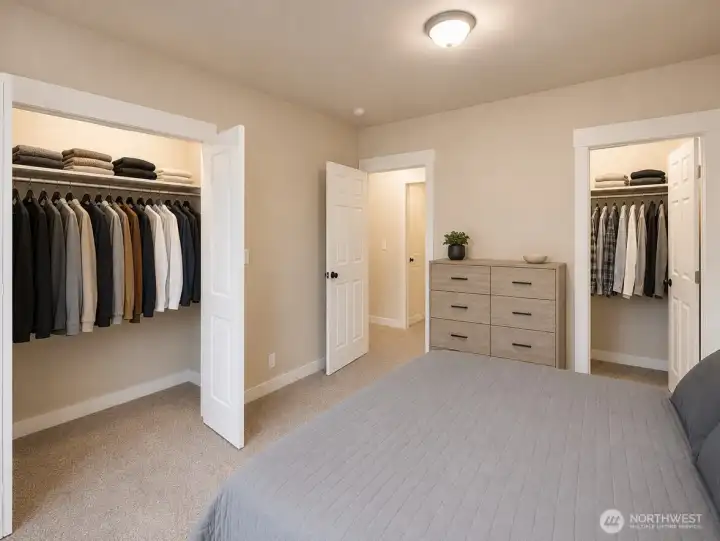 ADU bedroom. Virtually staged.