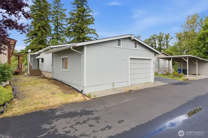 1152 sqft Home w/Attached Garage w/Opener. Park one inside and enjoy tons of shop or storage space.