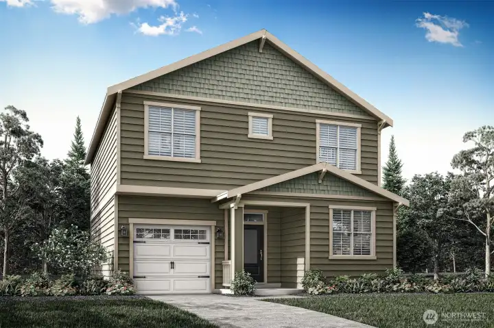 Example of the Fig floor plan to be located at 5313 E L St