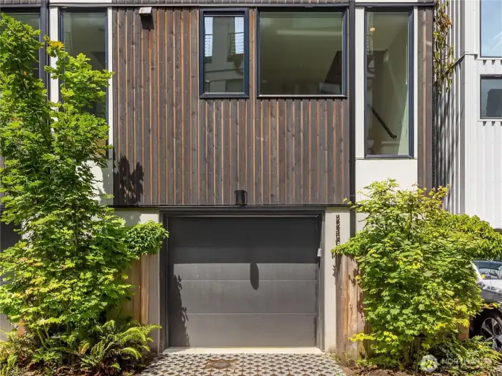 Attached private garage opens right into your own unit. Attached private garage opens right into your own unit.