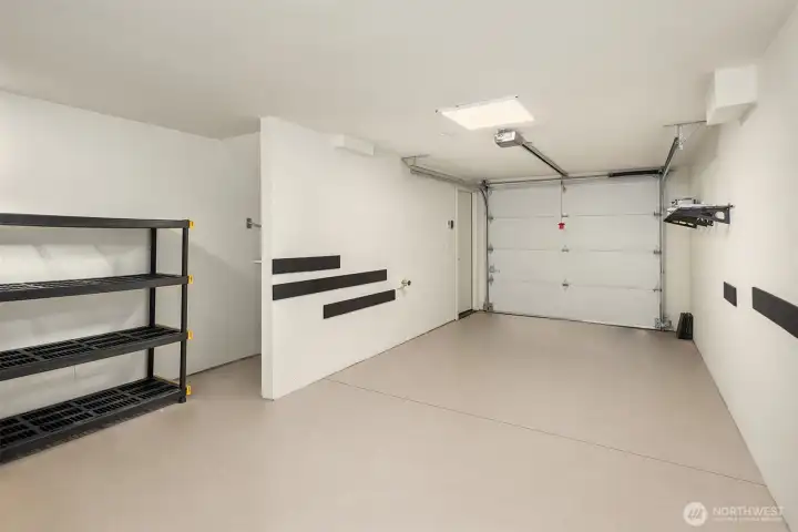 Enter your home through your private garage for extra security. Enter your home through your private garage for extra security.