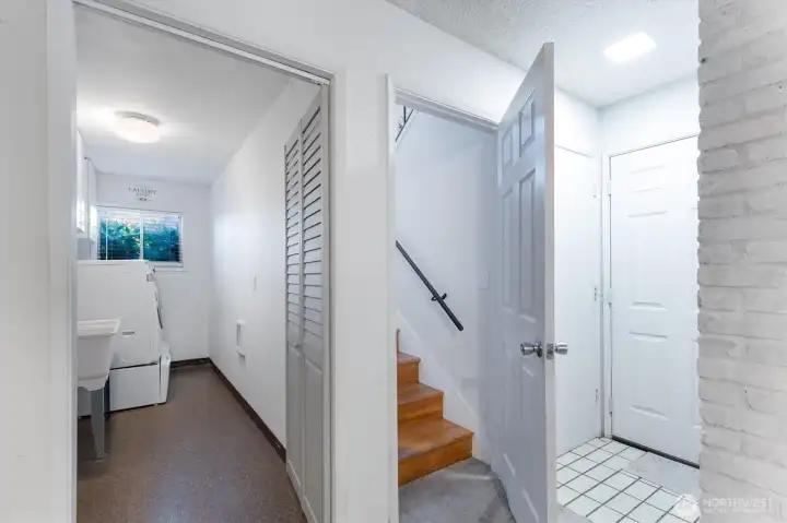Lower level laundry room Lower level laundry room