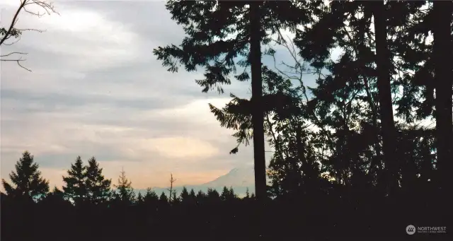 This view was taken by the previous owner before some of the trees grew, giving you a sense of the possible views from this property.