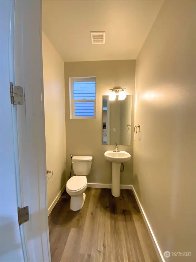 Main floor half bath