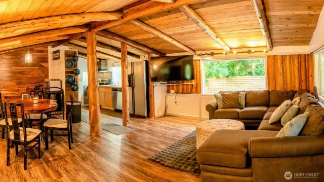 Living Room w/ Dining Area