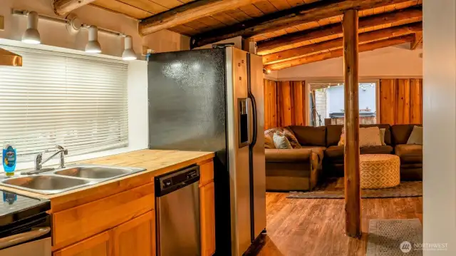 Kitchen to Living Area