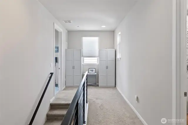Stairs leading to upper level