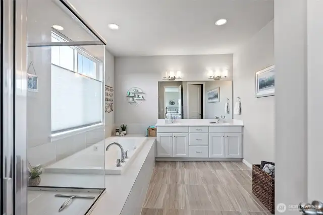 Primary suite bathroom