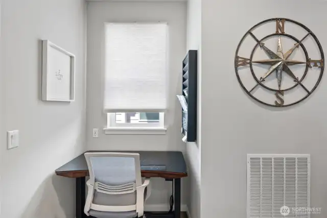 Main level workspace