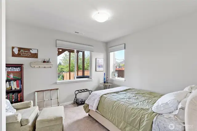Spare bedroom on lower floor