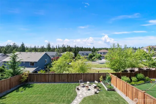 Amazing lot without a neighbor directly behind you