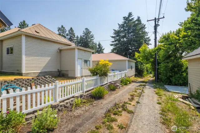 Alley Behind the home