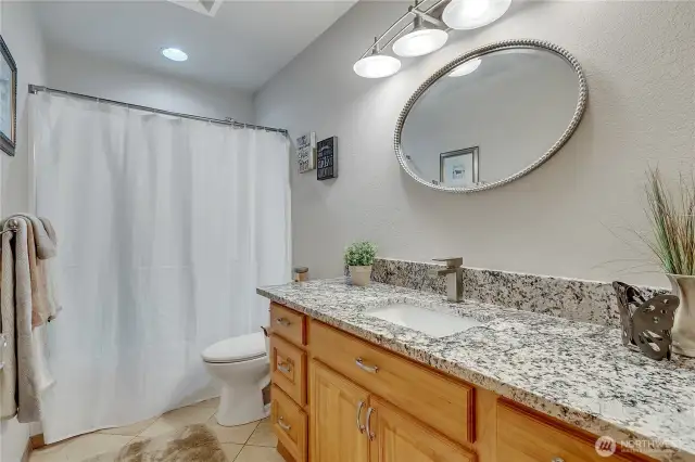 Additional upper level full bath