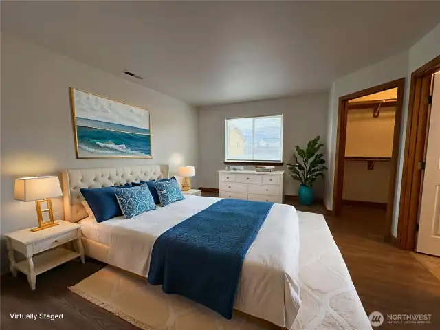 Primary bedroom Virtually Staged