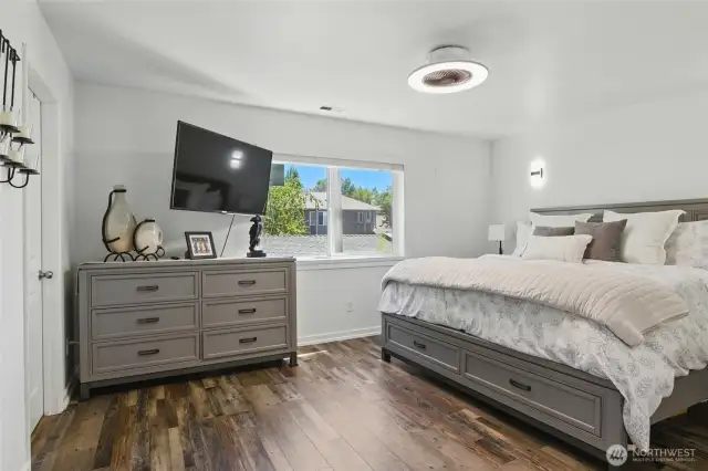 Primary suite with private bath