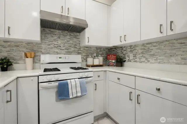 Gas Stove + New Hood
